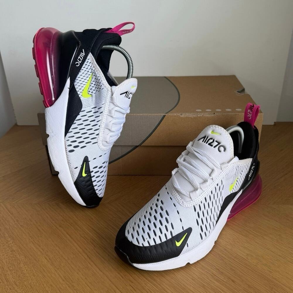 Nike Air Max 270 ‘Laser Fuchsia’ Kids Sneakers- SZ 4.5 Y- 6 W